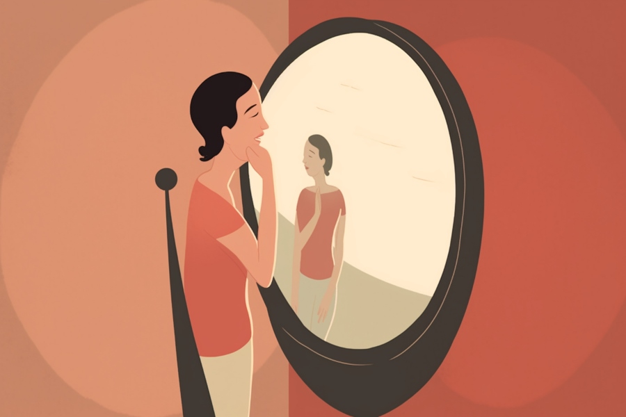 Peur des miroirs Comment surmonter Eisoptrophobie