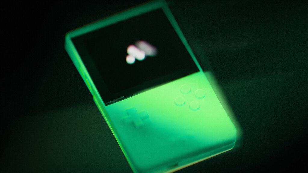 La version phosphorescente de l'Analogue Pocket compatible Game Boy bientôt disponible