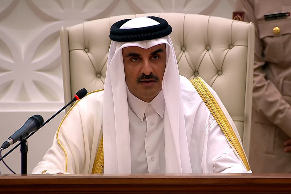 L'émir du Qatar appelle à stopper la guerre sans limites à Gaza