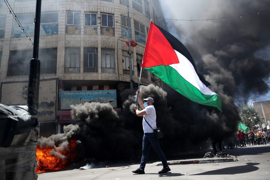 Réaction de la Cisjordanie à l'agression israélienne sur Gaza
