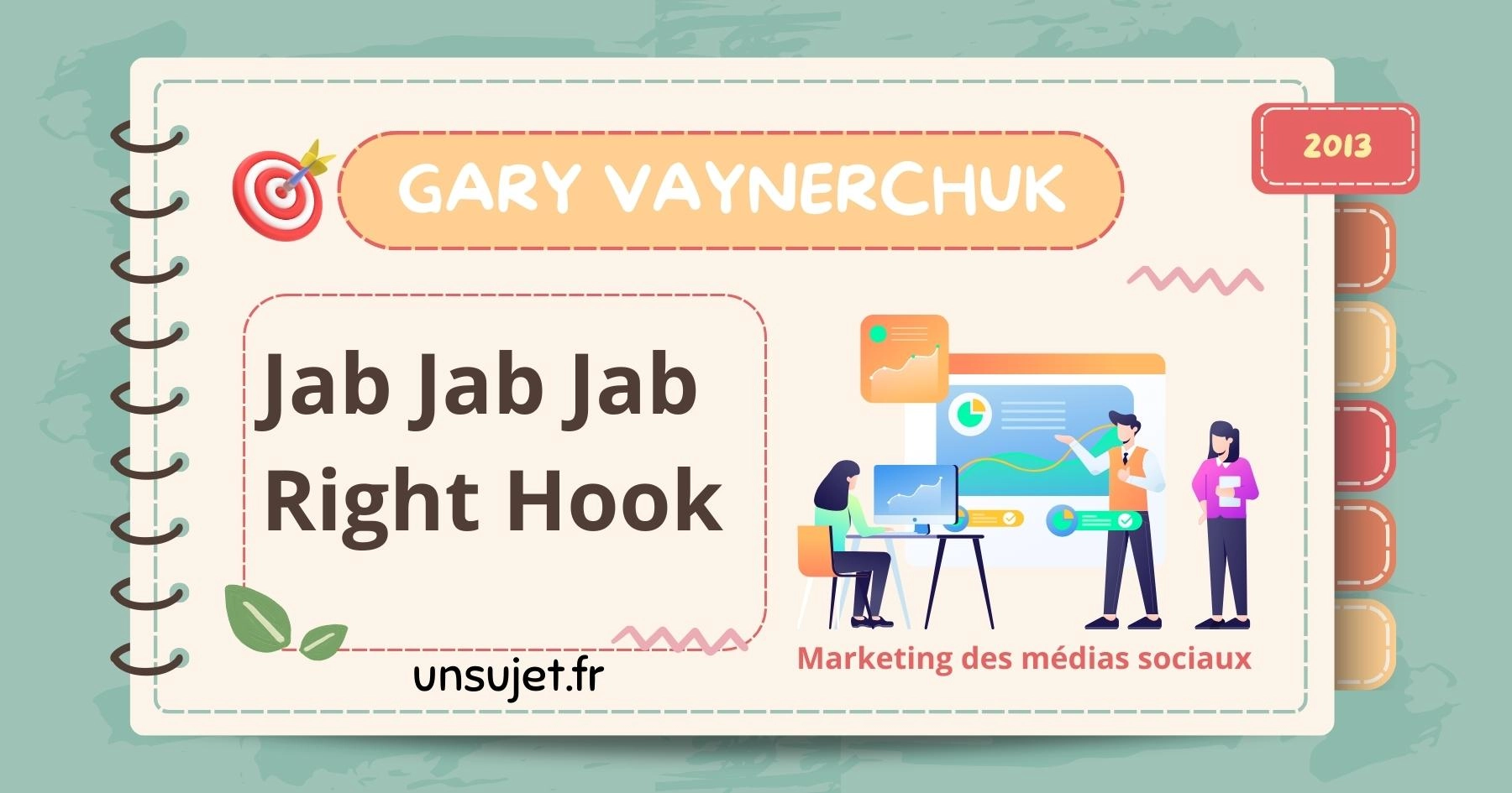 Stratégies de réseaux sociaux imparables: Un guide inspiré par Jab Jab Jab Right Hook