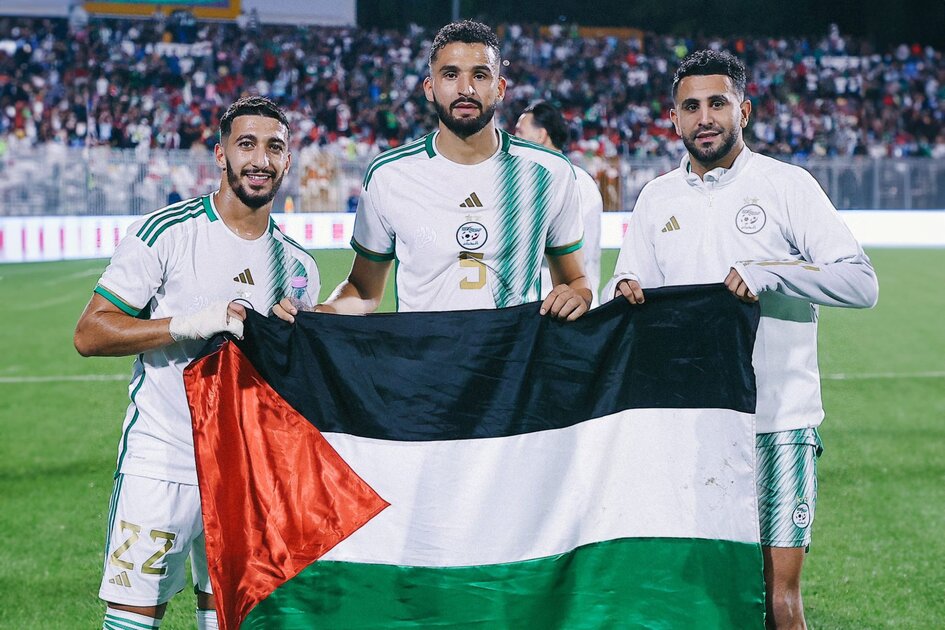 La Fédération algérienne de football reprend après soutien à la Palestine