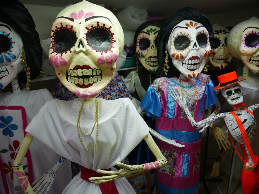 Souvenir des êtres chers disparus à Oaxaca lors du Jour des Morts au Mexique