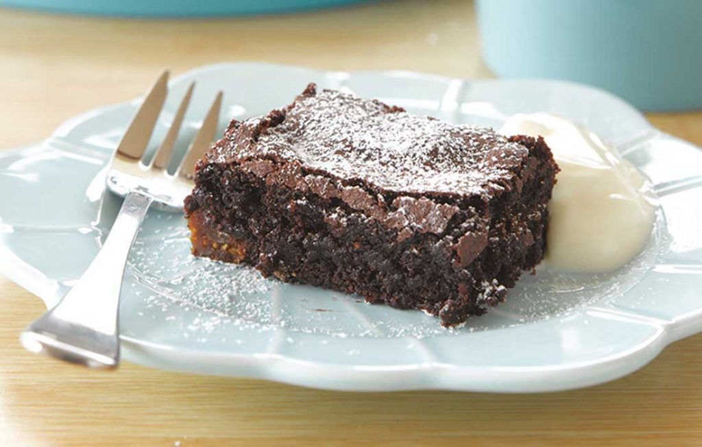Brownies au chocolat et aux figues