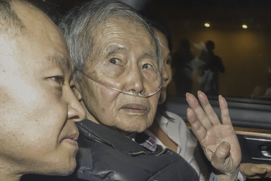 Ex-président Fujimori libéré de prison au Pérou après 16 ans