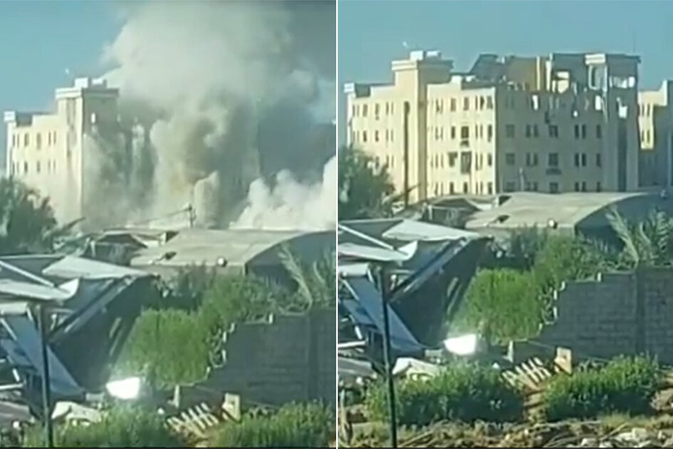 L'armée israélienne détruit le complexe judiciaire à Gaza