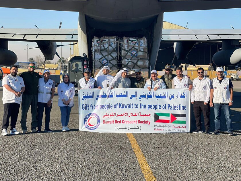 Le Croissant-Rouge koweïtien soutient Gaza avec un hôpital de campagne