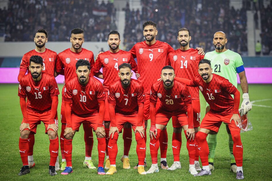 L'équipe de Bahreïn marque la Coupe d'Asie 2023