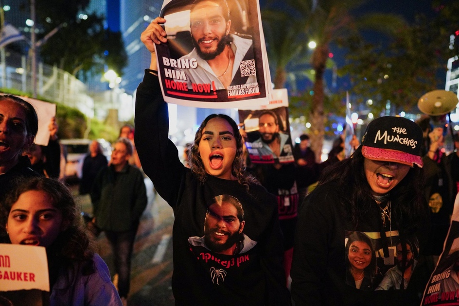 Manifestations à Tel Aviv pour le retour des prisonniers et la chute du gouvernement Netanyahu