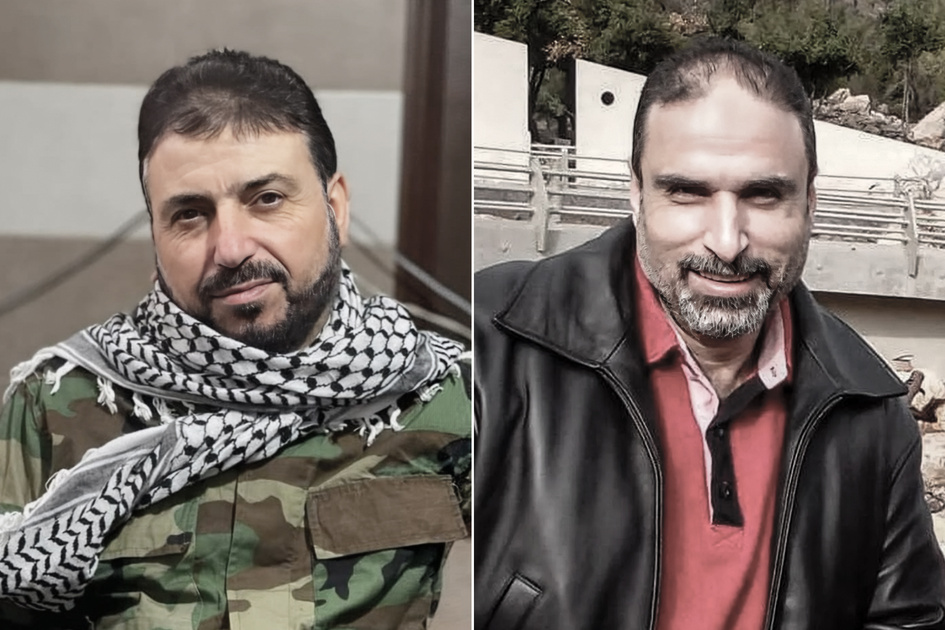 Samir Fendi et Azzam Aqra, deux leaders du Qassam aux côtés d'Al-Arouri