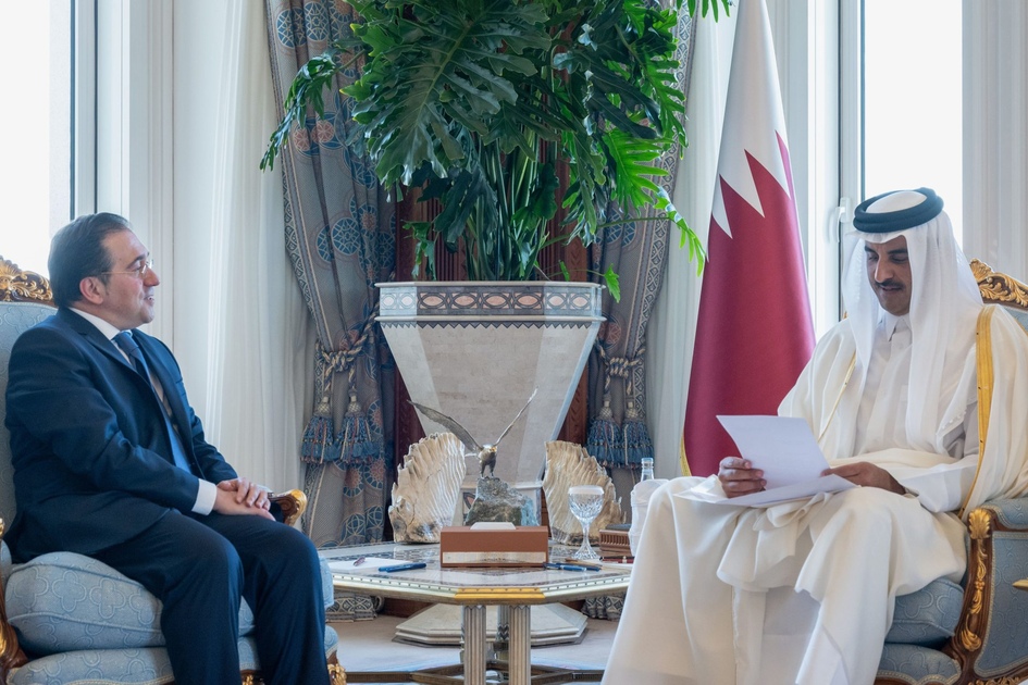 Émir du Qatar reçoit une lettre du roi d'Espagne