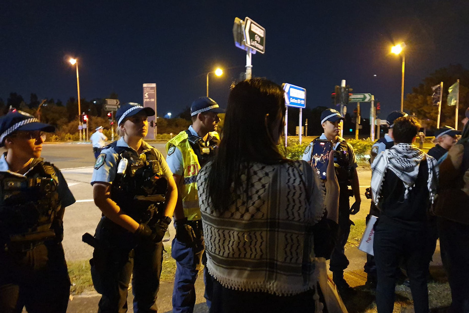 Arrestation de militants pro-Palestine lors d'une manif en Australie