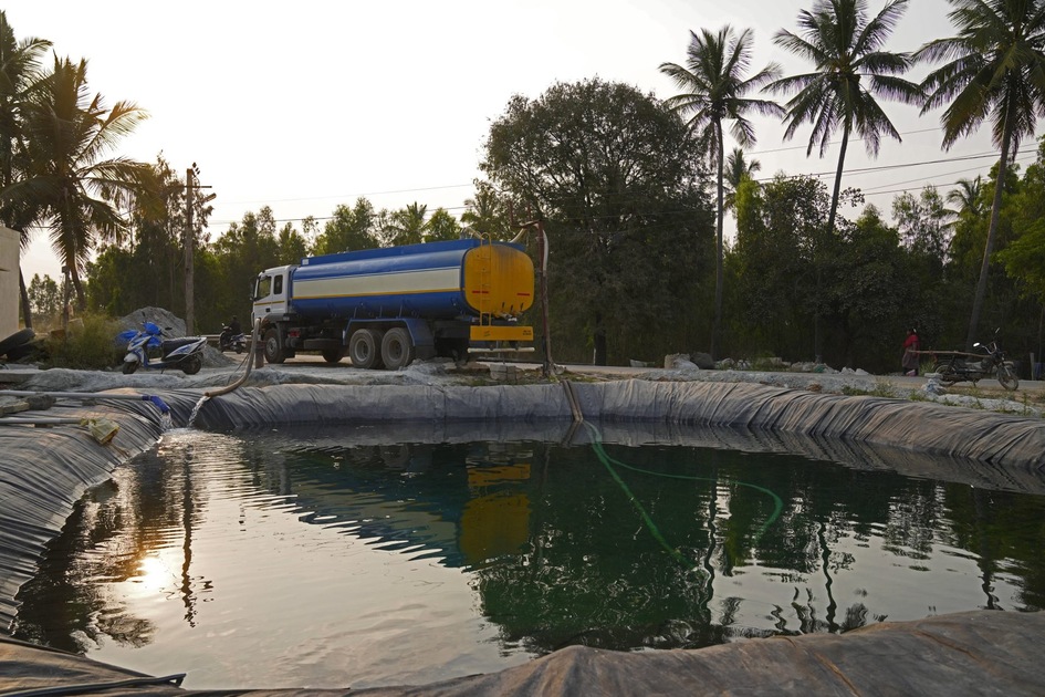 Bengaluru en Inde manque d'eau avant l'été, situation critique