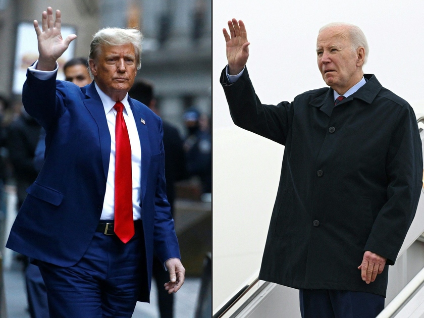 Biden mène de peu face à Trump dans la course à la présidence US