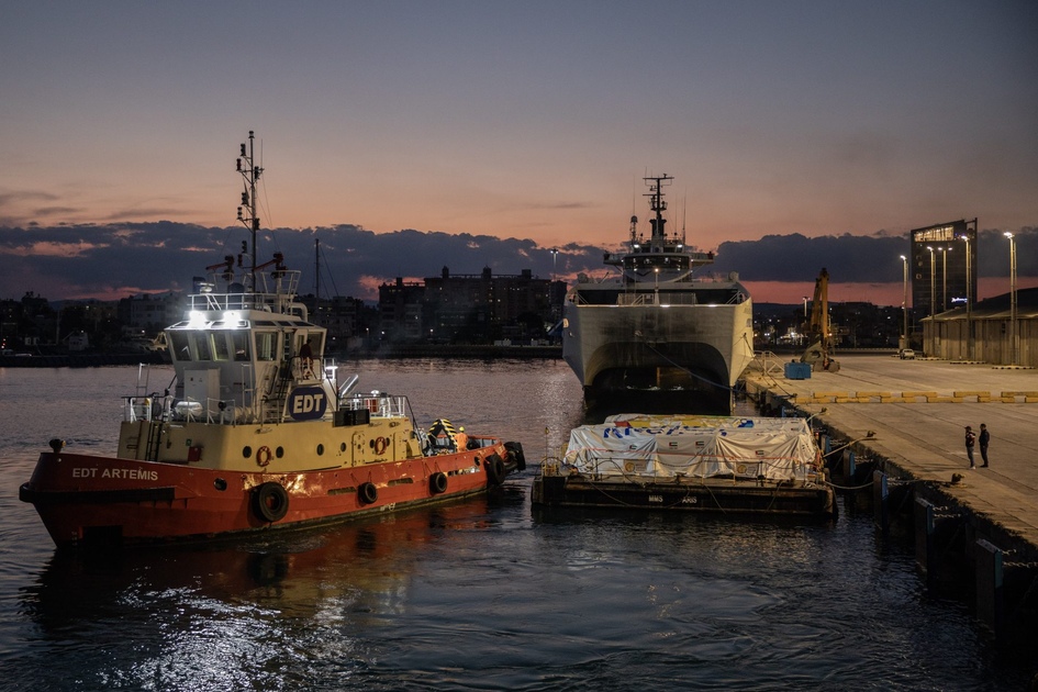 Le navire Open Arms apporte l'aide à Gaza