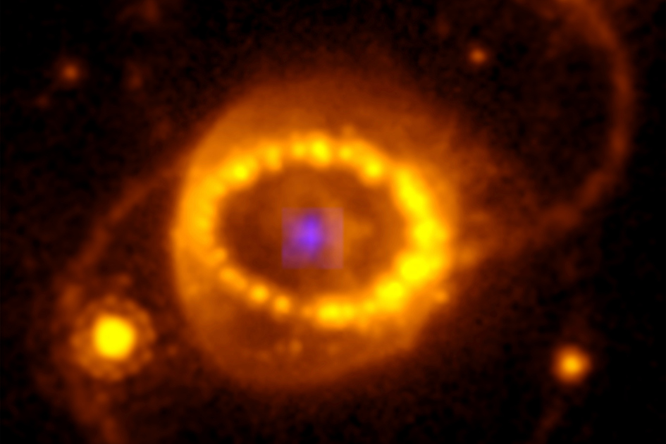 Le télescope James Webb capture un Sursaut Gamma en œil de Sauron
