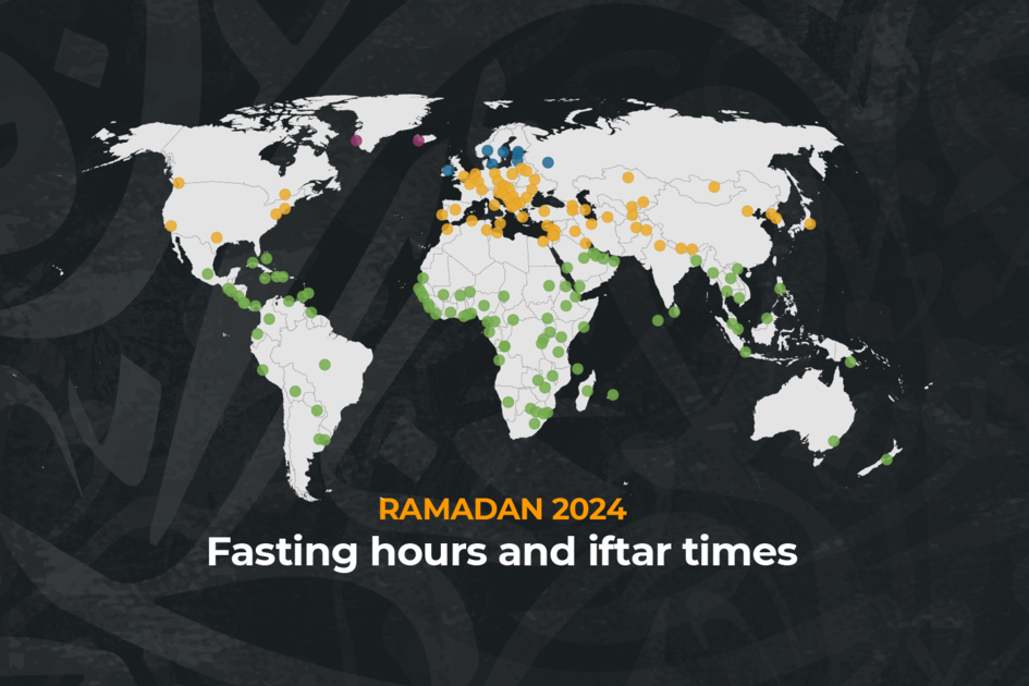 Ramadan 2024 Horaires de jeûne et Iftar à l'échelle mondiale