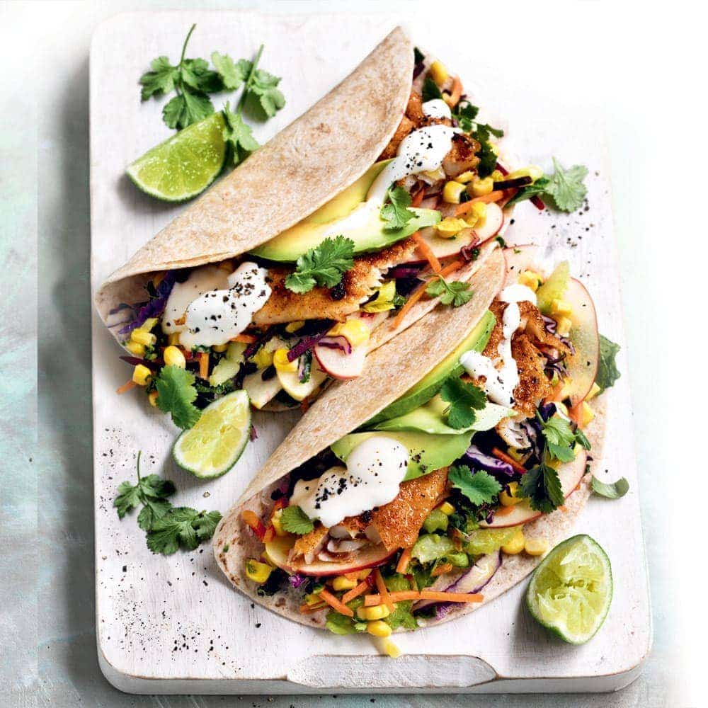 Tacos de poisson: une délice marine!