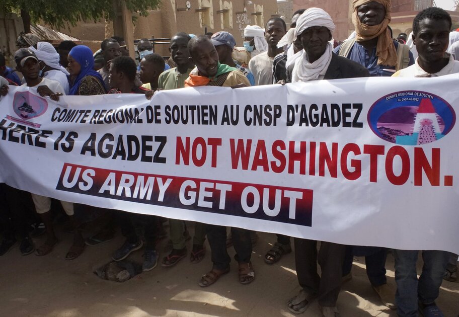 Continuation des manifestations pour le retrait des troupes US du Niger