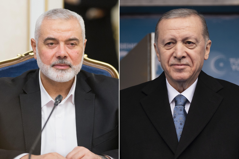 Erdogan va recevoir Haniyeh et dénonce les calomnies sur la Palestine