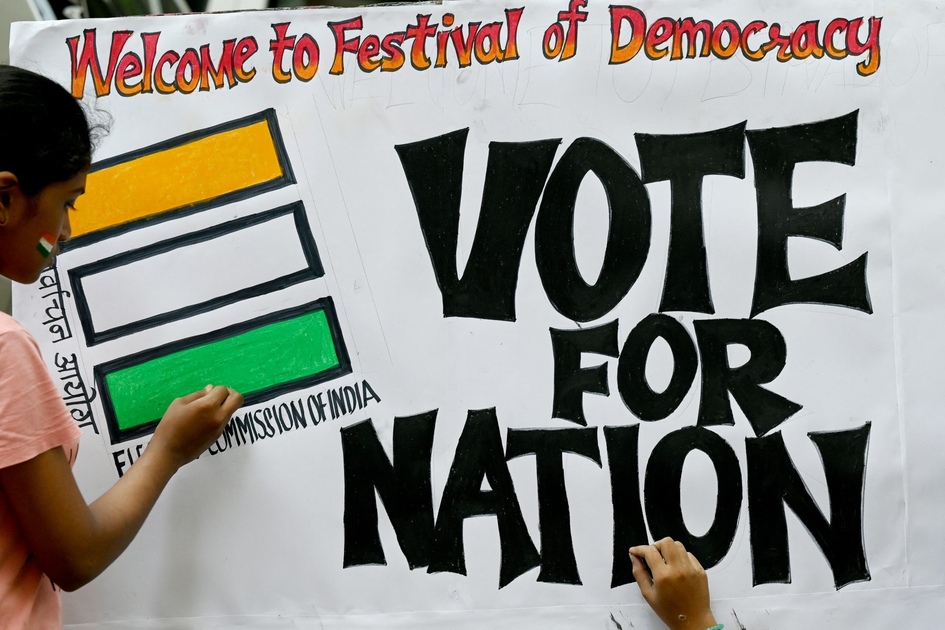 Inde élection marathon, Modi vise un troisième mandat