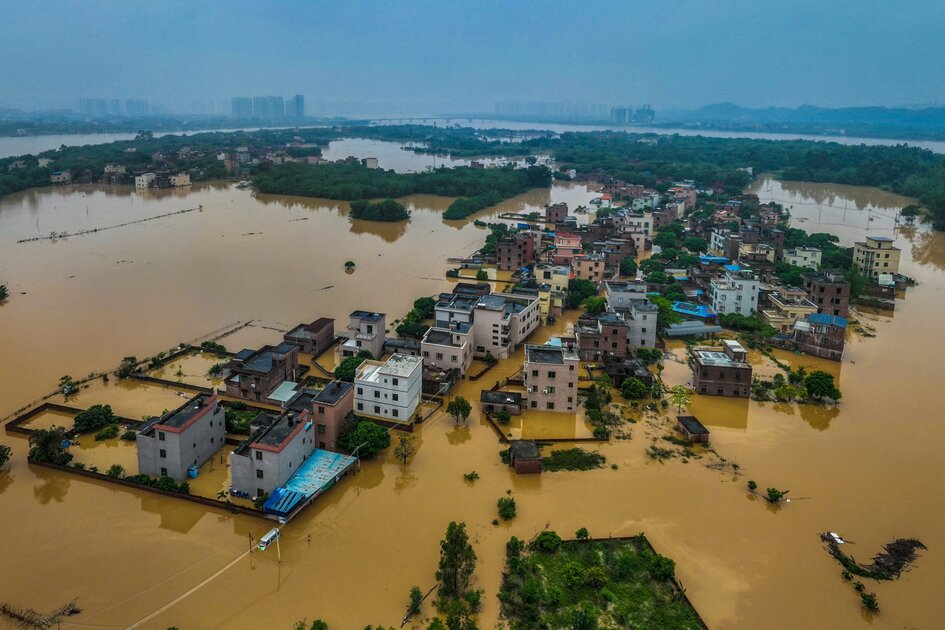 Inondations du siècle cachent une province chinoise