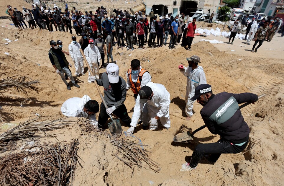 L'ONU horrifiée par les fosses communes à Gaza, plus de corps découverts