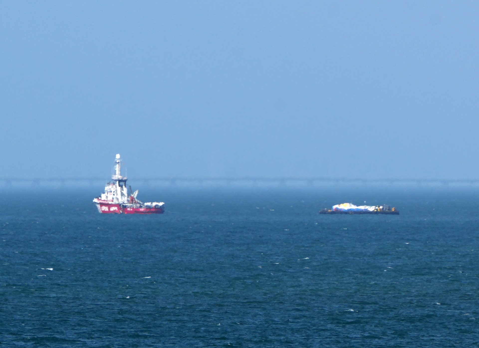 Navire britannique quitte Chypre pour construire quai à Gaza