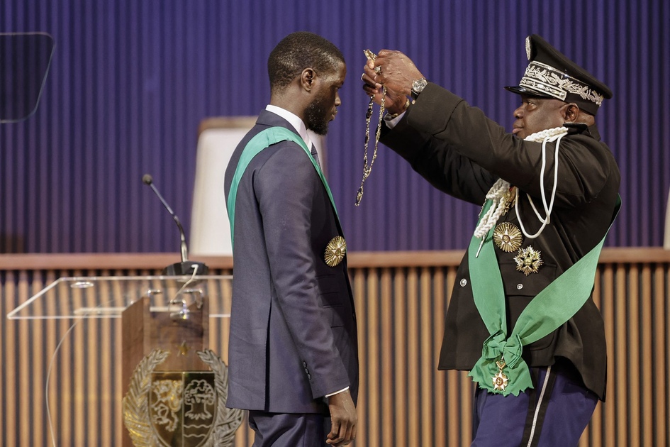 Photos de l'investiture de Bassirou Diomaye Faye, le plus jeune président du Sénégal