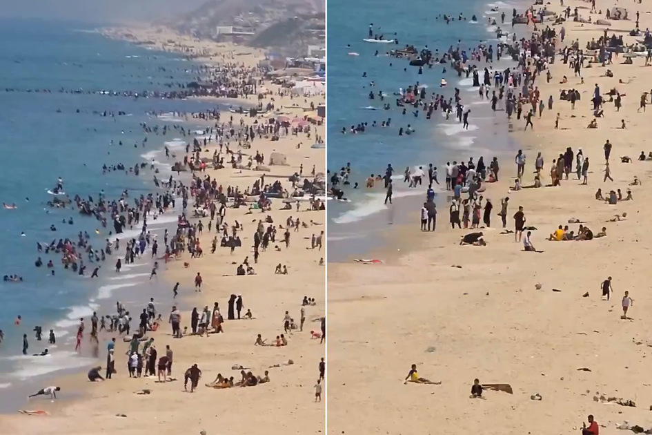 Photos des habitants de Gaza à la plage indignent les Israéliens