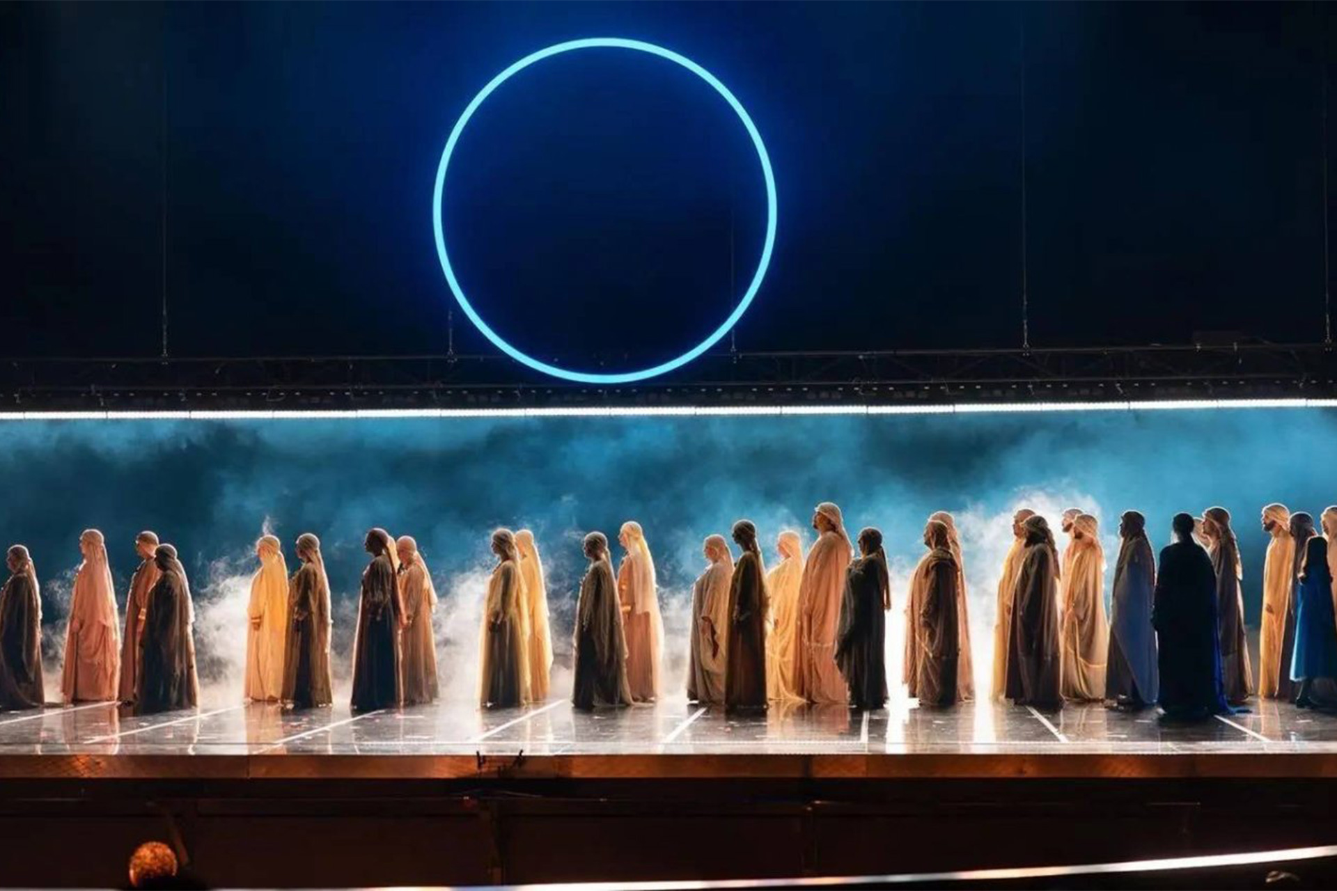 Clôture grandiose de l'opéra Zarqa Al Yamama en Arabie Saoudite