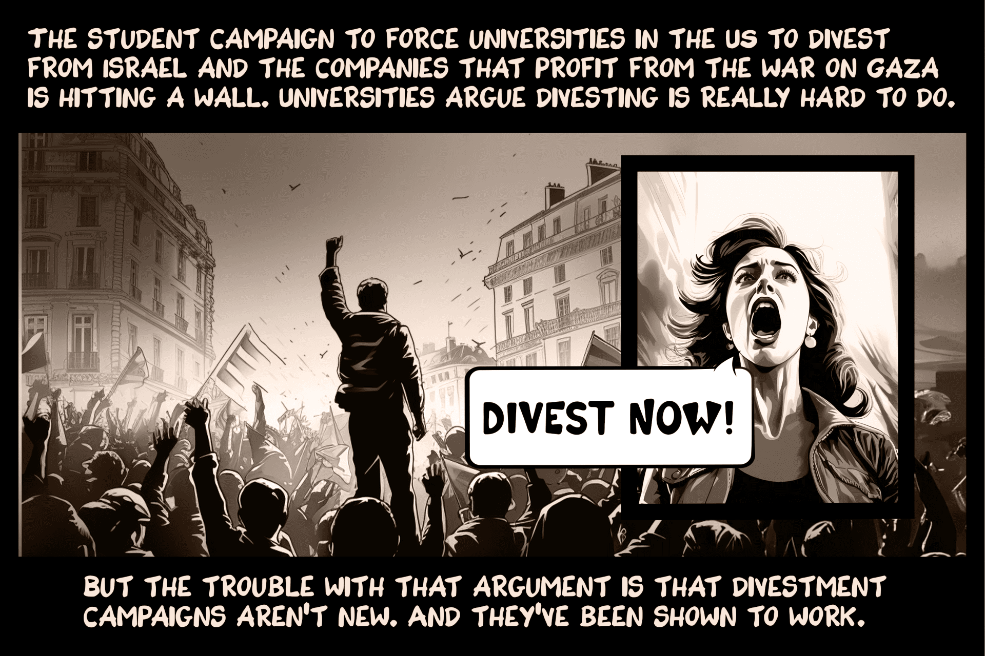 Israel, étudiants et la lutte pour le désinvestissement