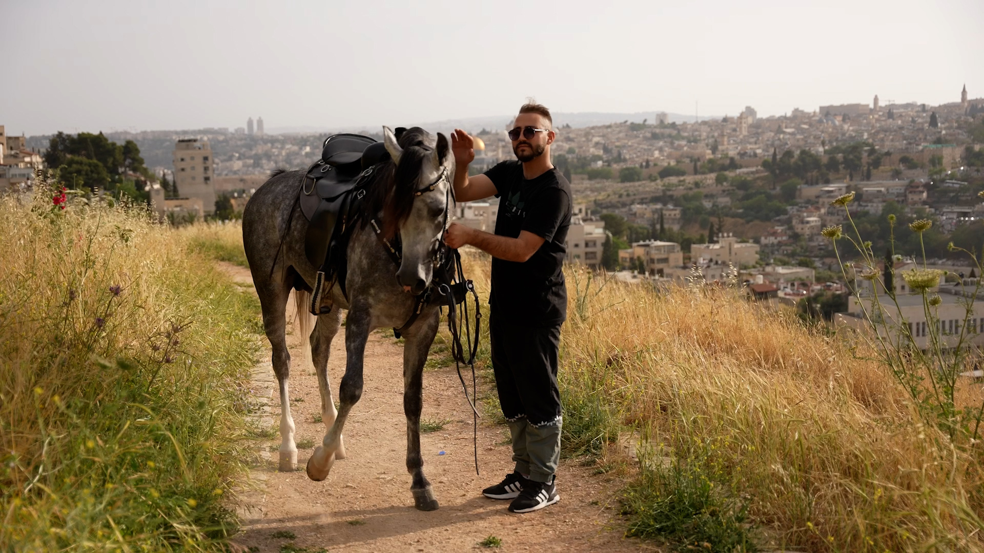 Jeune de Jérusalem raconte son expérience avec les chevaux près d'Al-Aqsa