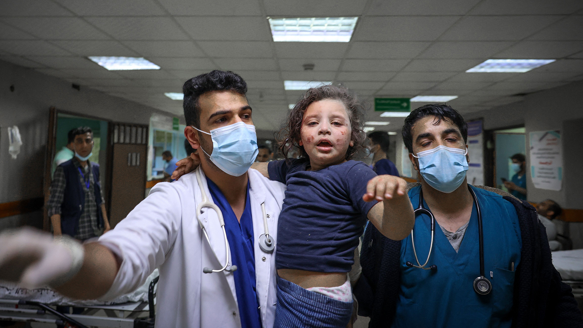 Médecin US à Gaza blessés sont surtout enfants blocage aggrave