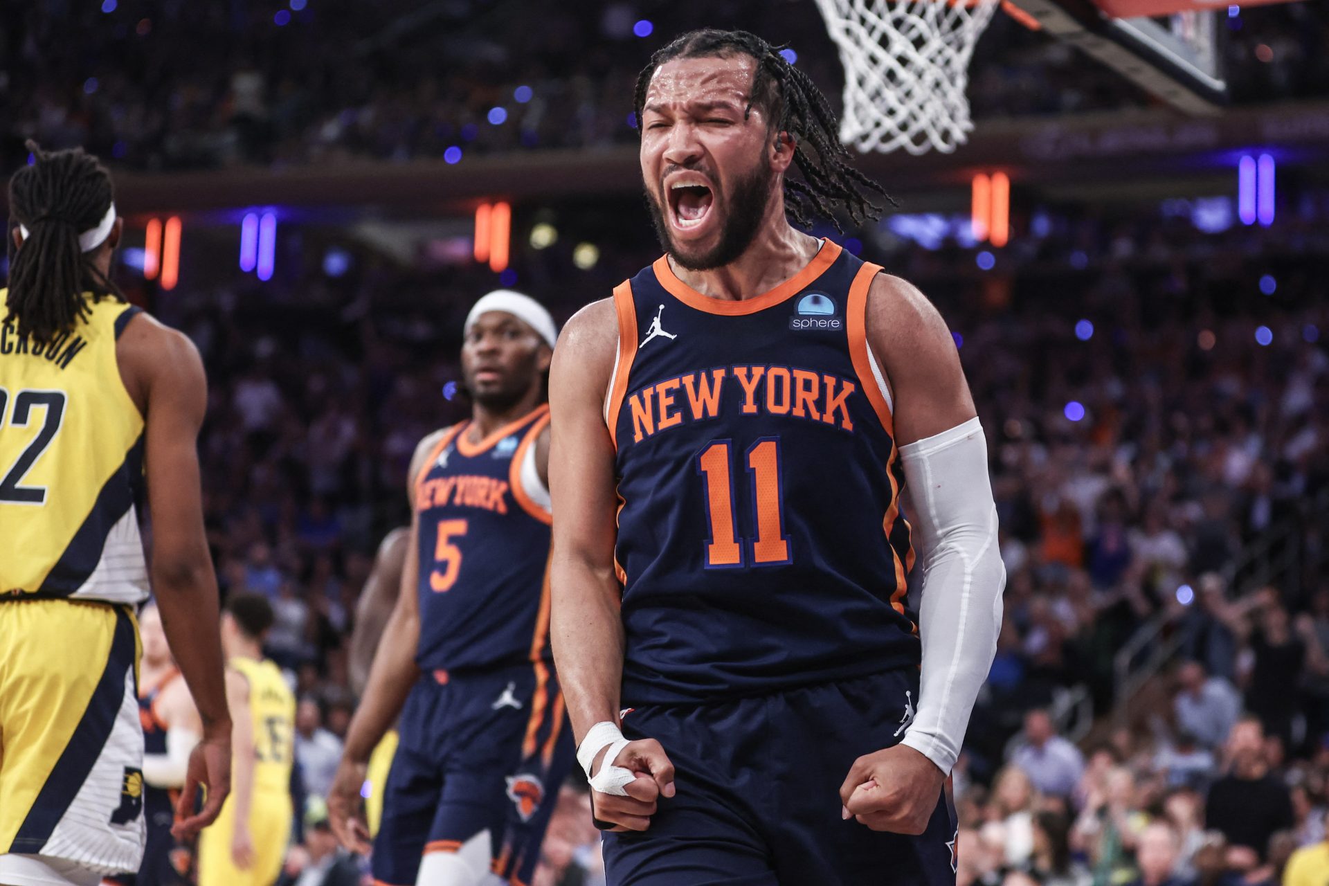 NBA playoffs Brunson mène les Knicks de NY à la victoire contre les Pacers