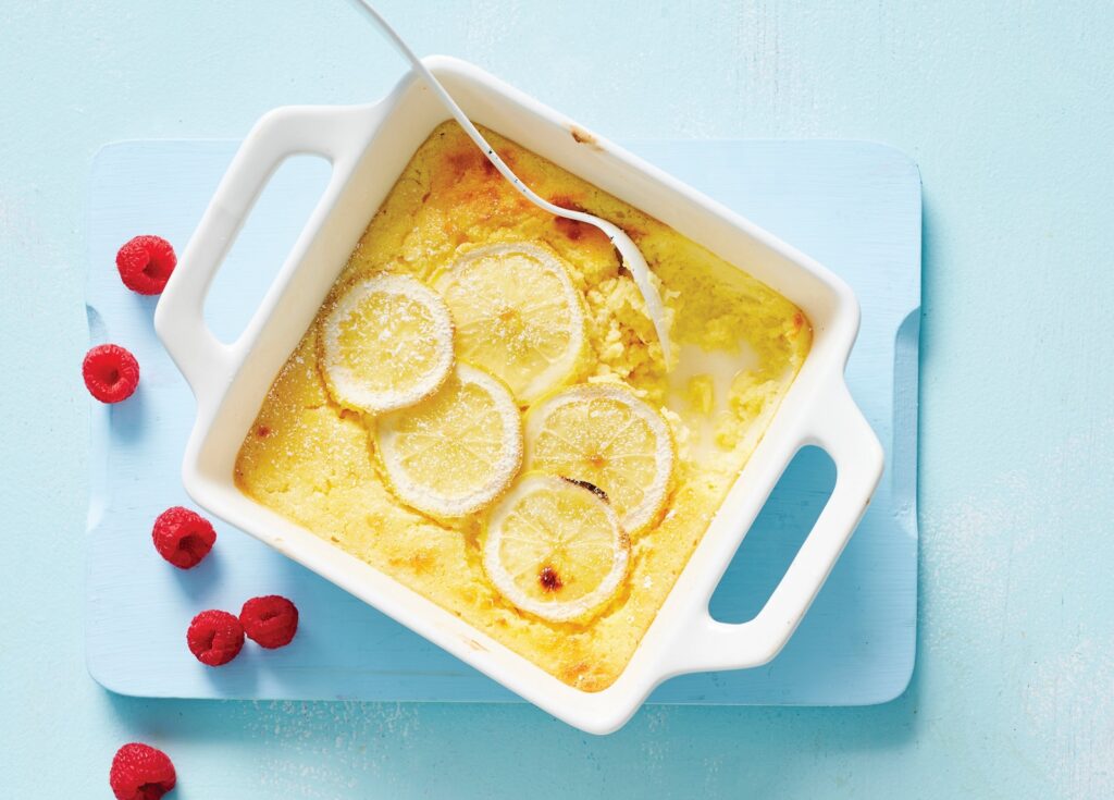Pudding au citron succulent et végétarien