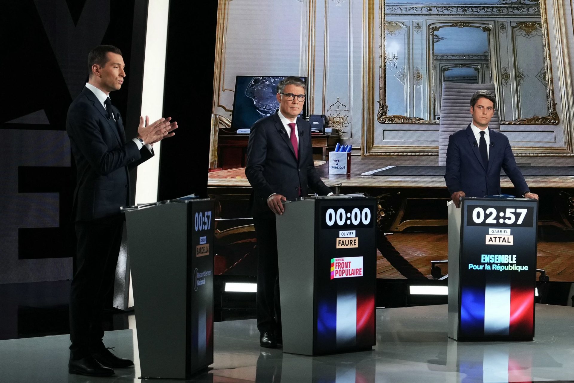 L'extrême droite en tête à la fin de la campagne électorale en France