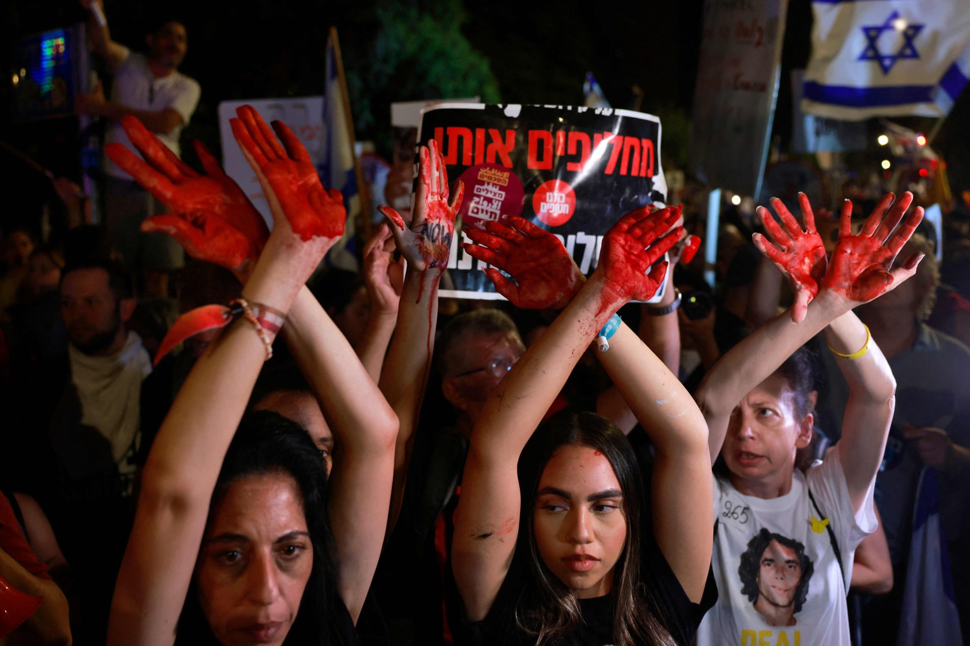 Manifestations en hausse en Israël contre Netanyahu avec échappée du deal