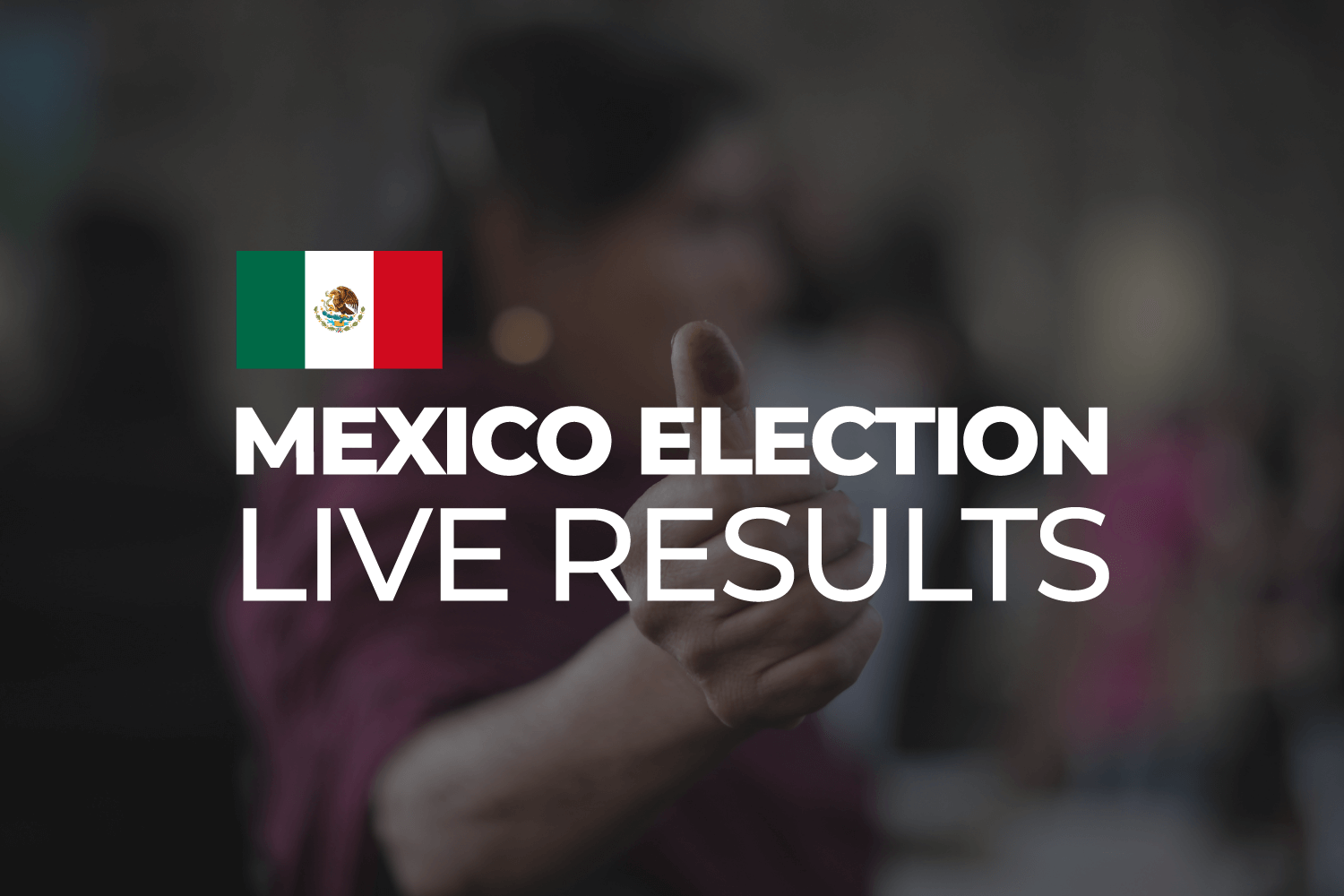 Résultats en direct des élections au Mexique 2024 par les chiffres