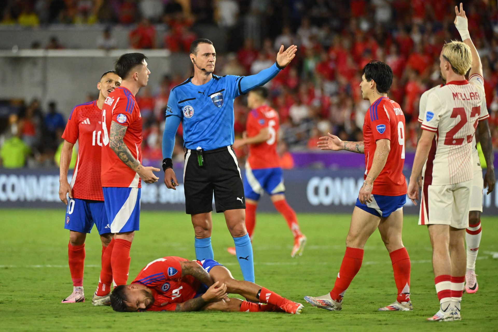 Chili dépose plainte contre l'arbitrage en Copa América
