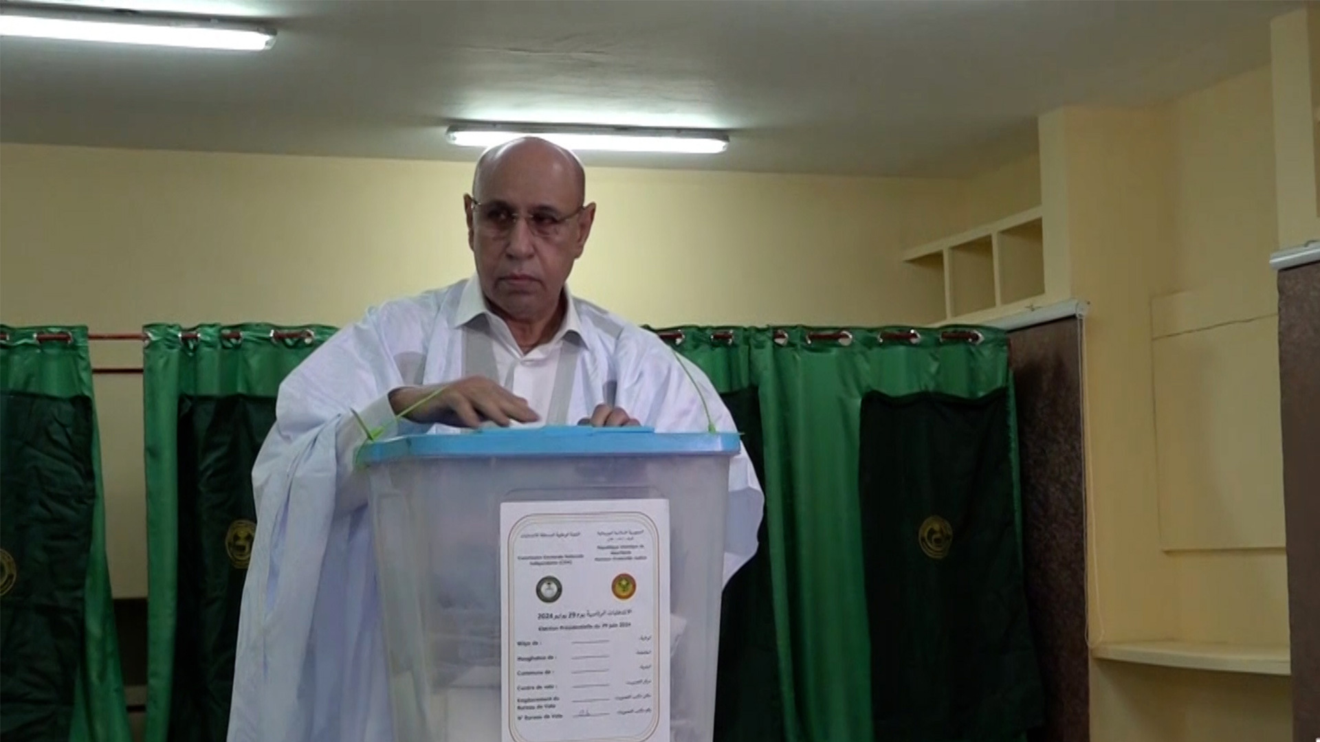 Mauritanie Ghazouani réélu à la présidence pour un deuxième mandat