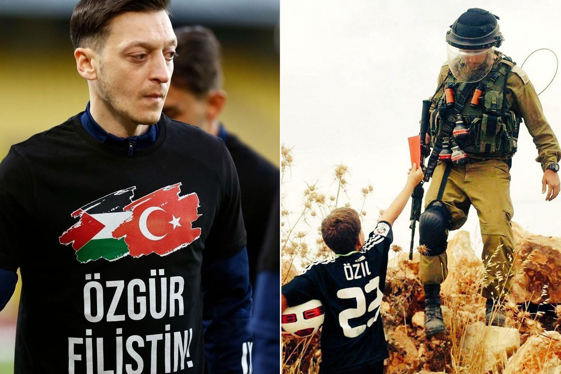 Ozil soutient la Palestine et appelle à stopper l'agression à Gaza