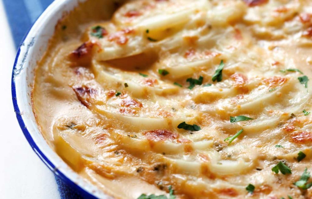 Pommes dauphinoises légères et savoureuses à la soupe