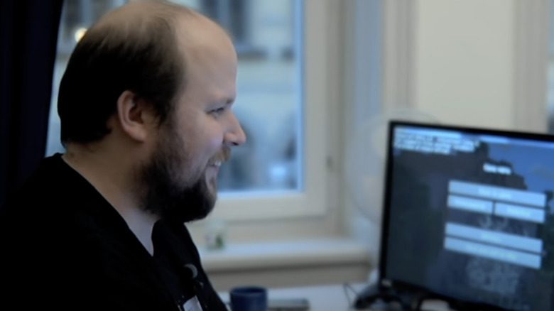 Markus Persson programming smiling