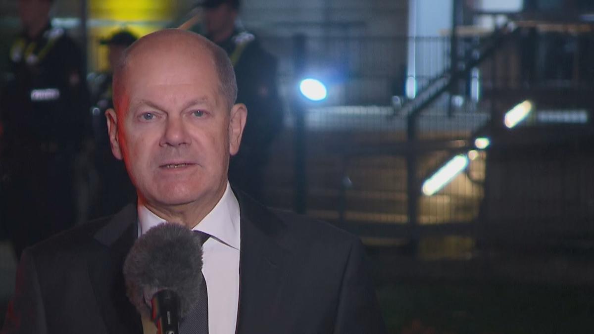 Olaf Scholz commémore le massacre du 7 octobre en Israël